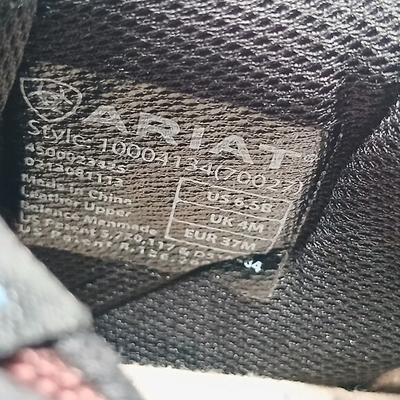 Ariat Terrain H2O Waterproof Leather Hiking Boots Women's 6.5 B Excellent Cond - Picture 12 of 16